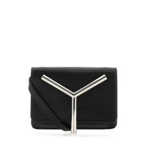 Y/PROJECT Asymmetrical Clasp Wallet Women BLACK Wallets & Small Leather Goods